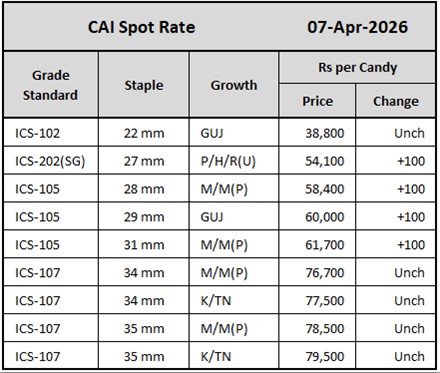 CAI Spot Rate
