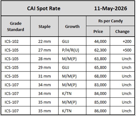 CAI Spot Rate