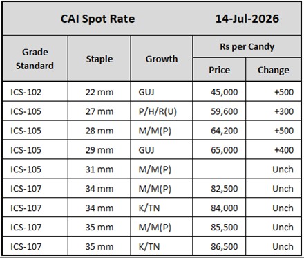 CAI Spot Rate