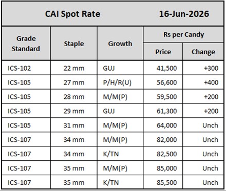CAI Spot Rate