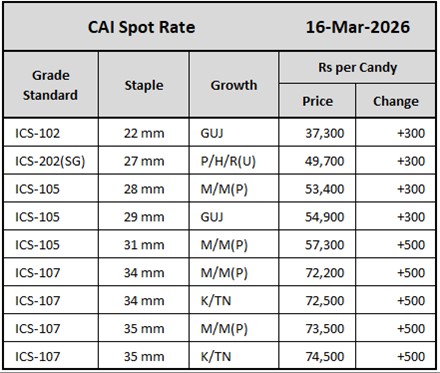 CAI Spot Rate
