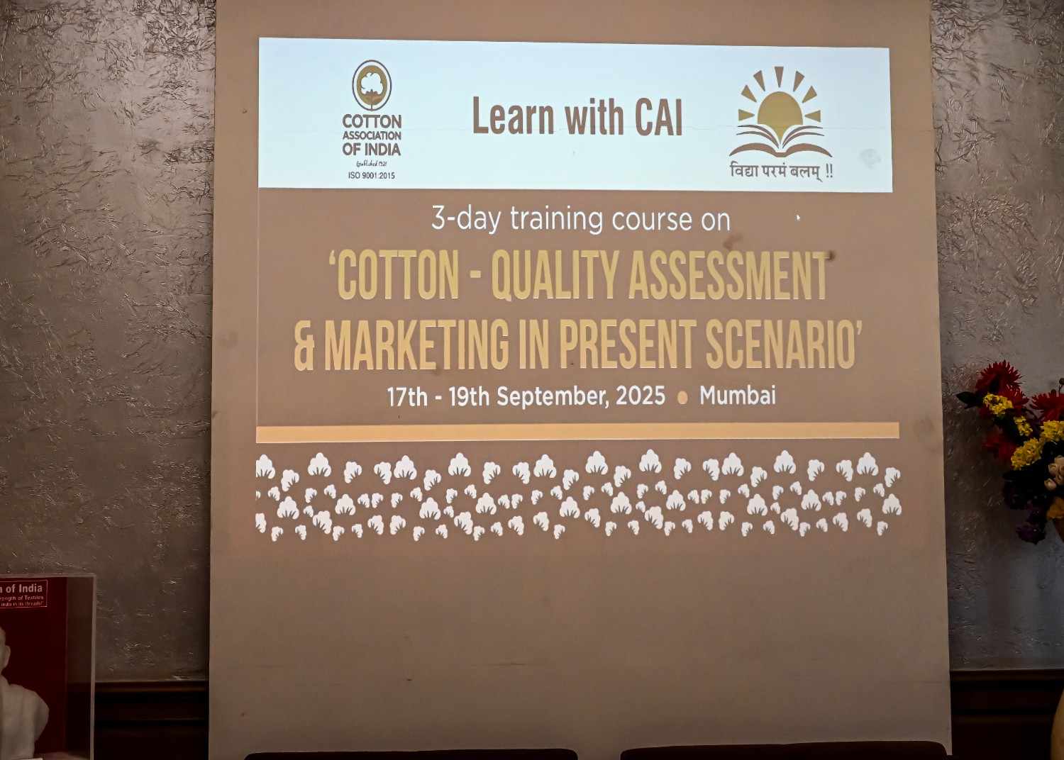 COTTON - QUALITY ASSESSMENT & MARKETING IN PRESENT SCENARIO	