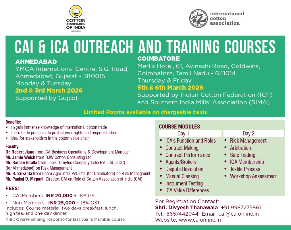 CAI & ICA OUTREACH AND TRAINING COURSES